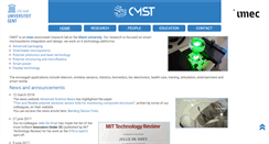 Desktop Screenshot of cmst.be